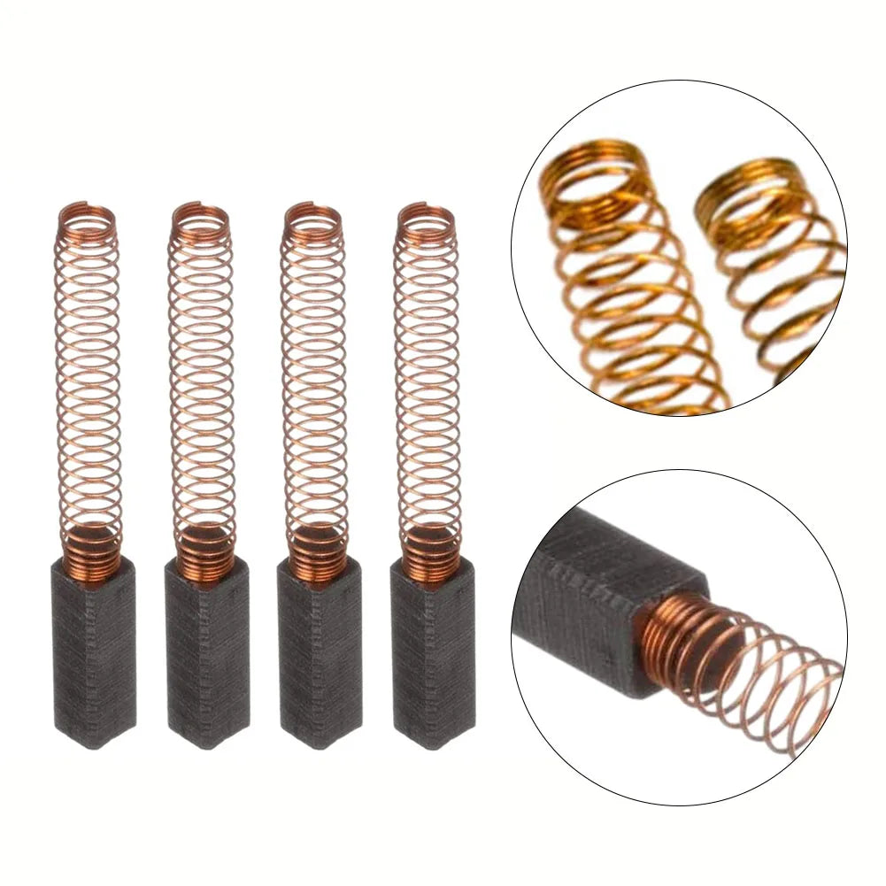 4 Pcs Countertop Mixers Carbon Brushes Carbon Brushes For KitchenAid 5K5SSWHK55K Bar Small Kitchen Appliances 6x6x25mm Qme