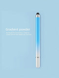 1 Macaron Gradient Dual-tip Touch Stylus High-precision Pen Mobile Qme Blue