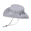 Creative Nylon Mesh Fisherman's Hat Quick-dry Waterproof Portable Hiking Cap Sunscreen Soft Folding Bucket Hat Man Woman Qme Grey