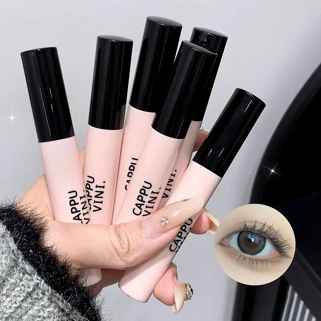 Mascara Makeup Curling Black Brown Eyelash Extension Waterproof Non-fading Dyeing Liquid Volume Mascara Long-wearing Cosmetic Qme