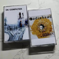 Retro Alternative Rock Cassette 2 Tapes, Abstract Art Themed Covers, Experimental Style Classic Track Collection Qme 2 tapes