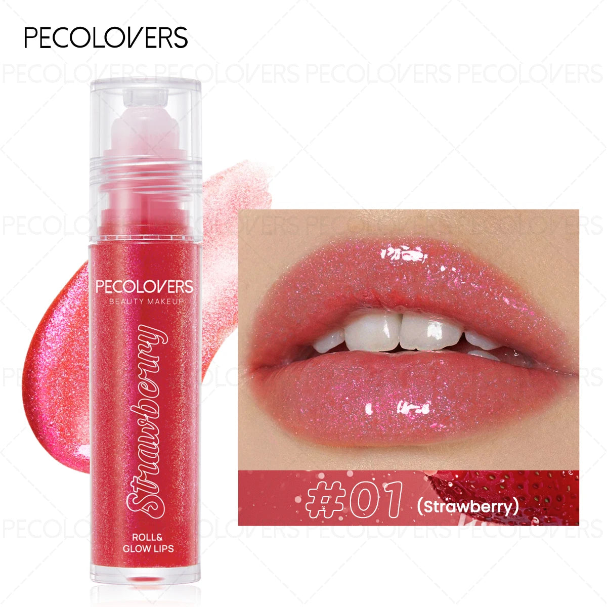 Vibrant Colors Lip Glaze Gloss Long-lasting Moisturizing Blam Qme 01