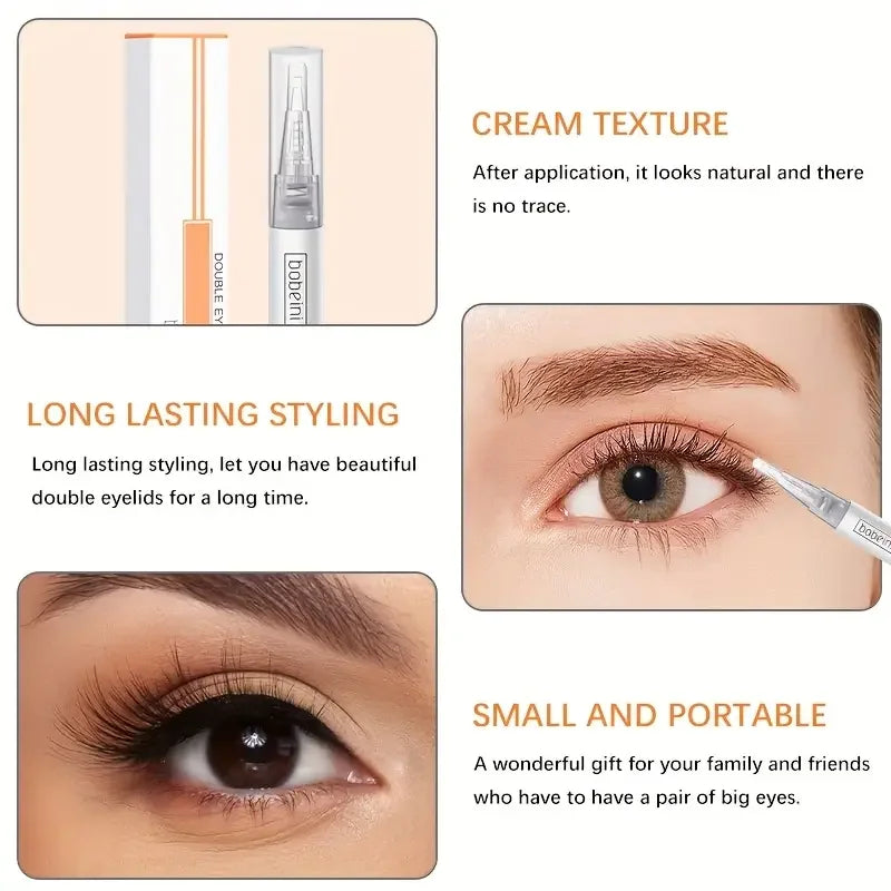 Long-acting Invisible Double Eyelid Shaping Cream Seamless Natural Qme
