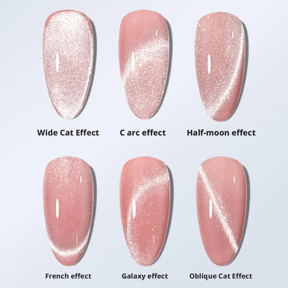 3-in-1 Heart Magnet Cat Eye Gel Polish Upgrade Magnetic Nail Art Tool Qme