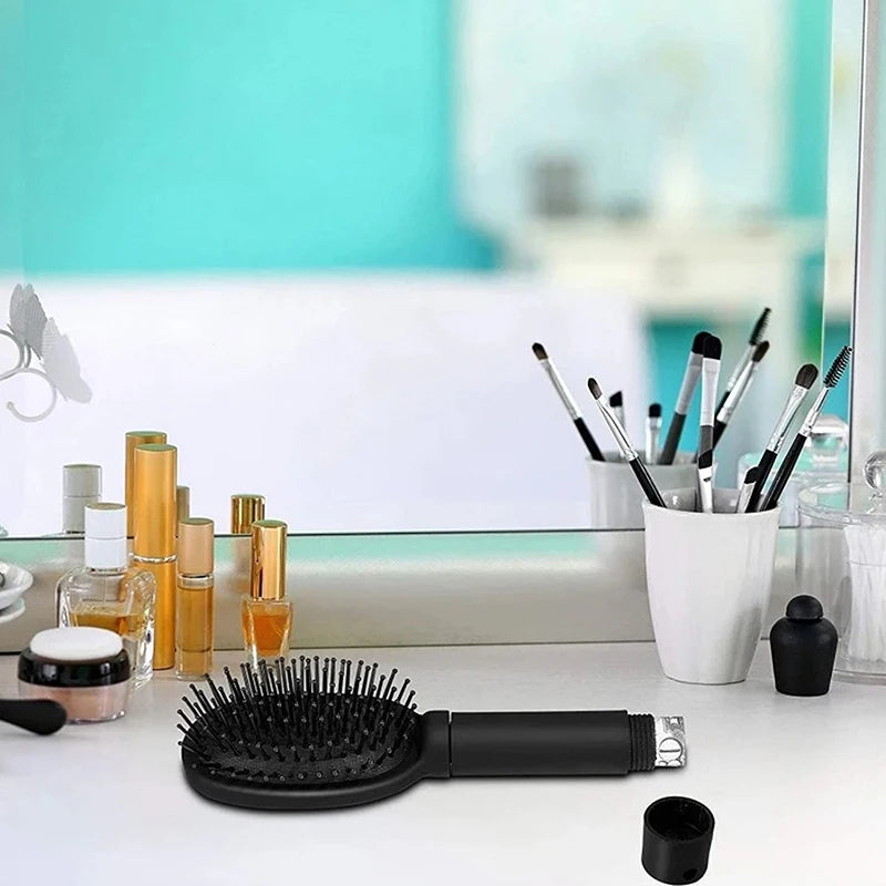 Comb Hair Brush Hidden Compartment Removable Lid Discreet Storage Qme