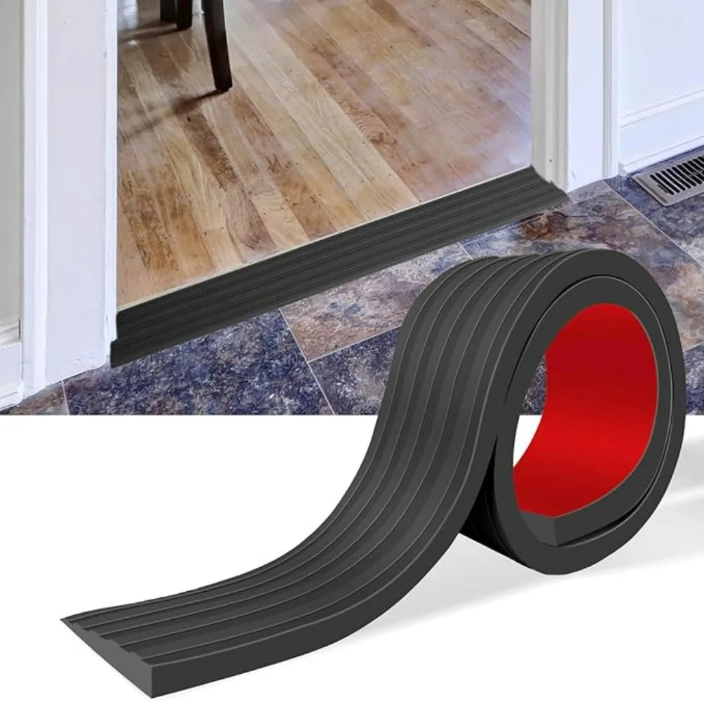 1Mx5cm Sweeping Robot Climbing Pad Self Adhesive Durable Non Slip Multi-Purpose Door Threshold Transition Bar Home Accessories Qme