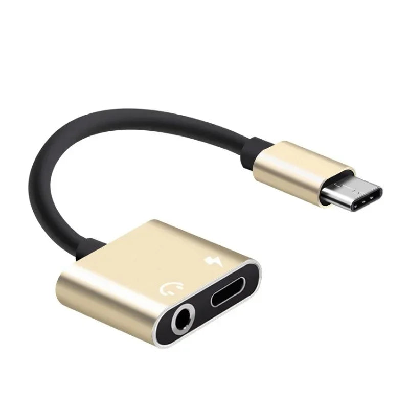 USB Type C Audio Adapter Type-C To 3.5mm Jack Earphone Audio Converter Cable for Huawei P20 Xiaomi Mi 6 8 USB C Plug Qme
