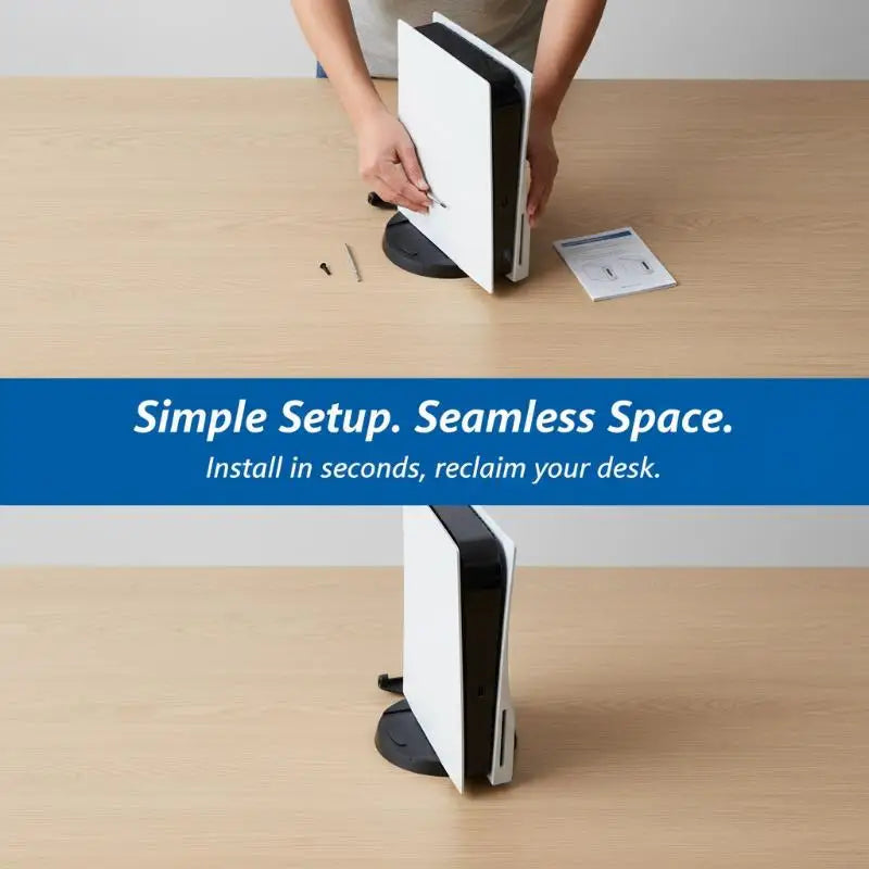 Universal Game Console Vertical Stand Non-slip Plastic Bracket Fixing Qme