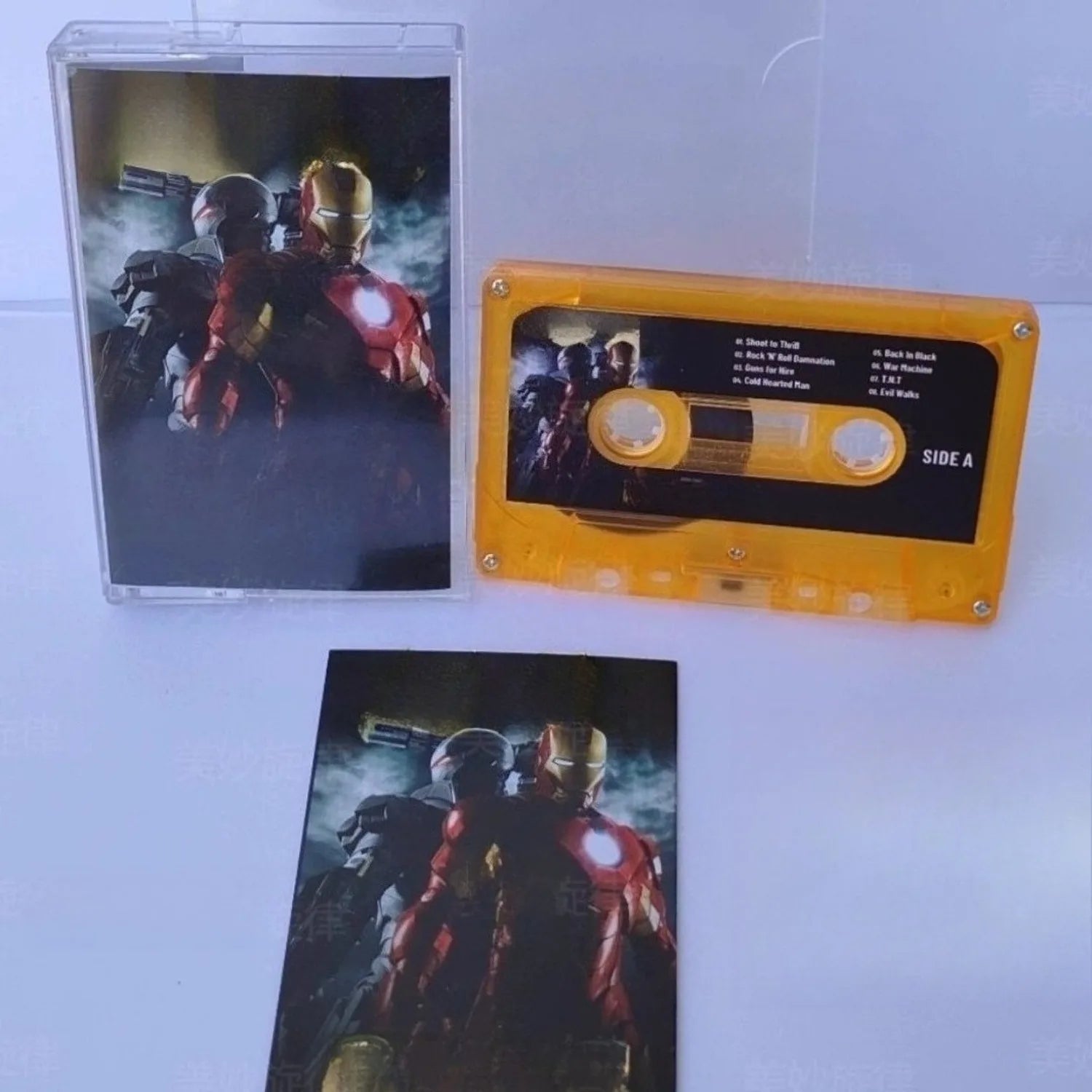 Superhero Movie Soundtrack Rock Cassette Tape, Retro Nostalgic Format, High-Energy OST Reissue, Ideal for Collectors Qme