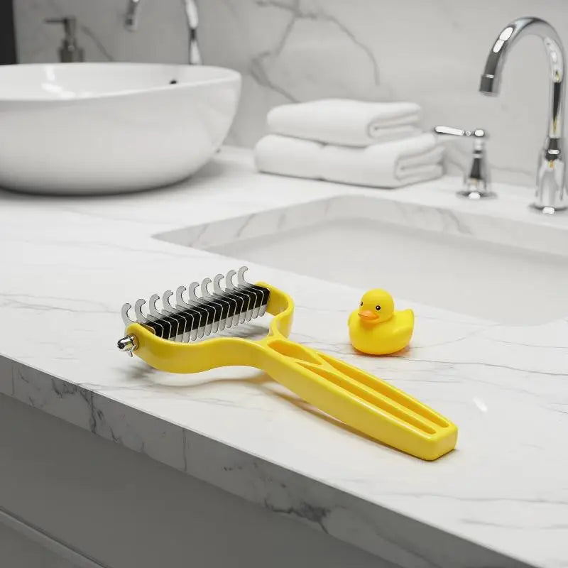 Pet Knot Removing Comb Double Sided Stainless Steel Hair Remover Dog Qme