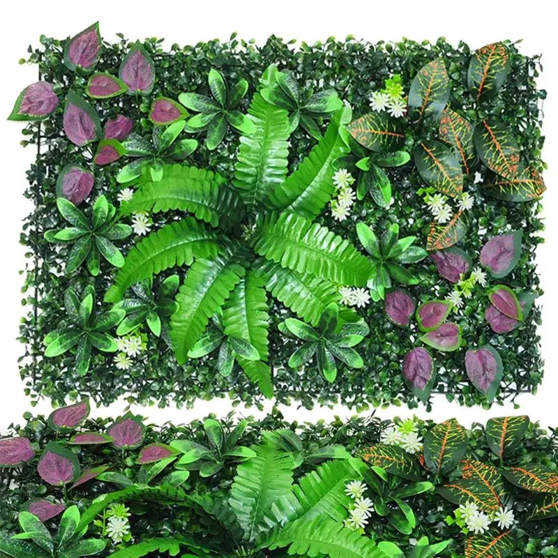 Instant Green Oasis - Lush Faux Wall - Perfect for Creating a Private Retreat in Your Urban Balcony or Garden Qme A6