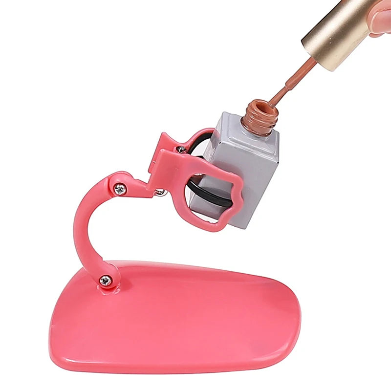 Hands-free Bottle Stand Home DIY Nail Art Accessory Polish Holder Qme