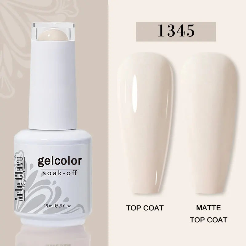 Arte Clavo15ml Gel Nail Polish Burgundy Red Brown Chocolate Art Soak