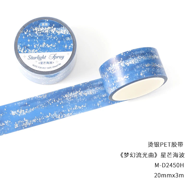 TIANZI 20mm X 3m Griffiths Regular Series Kawaii Ins Cute Dessert Sparkling Sand Washi Tape DIY Scrapbook Aesthetic Masking Tape Qme C-1 Roll best-seller