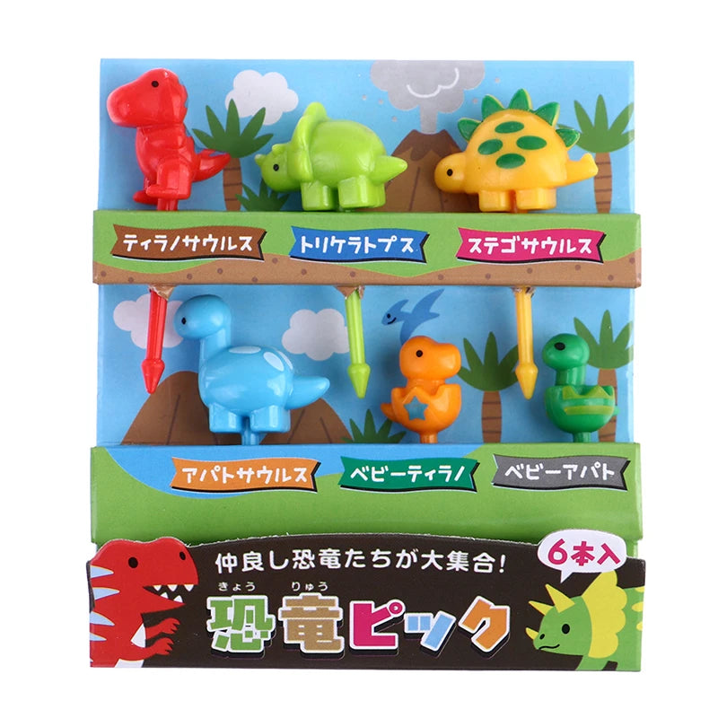 Mini Skewers Cute Cartoon Eyes Kawaii Lunch Bento Stick Forks Fruit Qme Multicolor