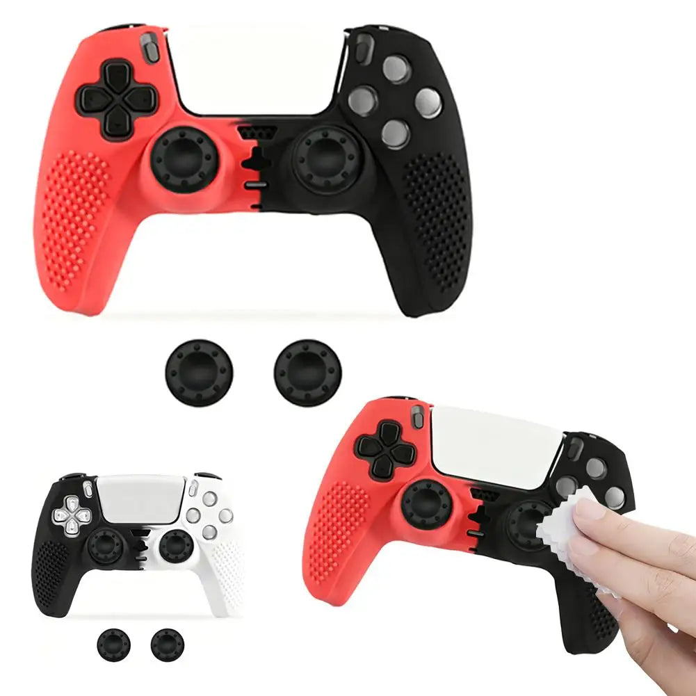 Controller Protection Cover PS5 Skin Anti-slip Soft Silicone Qme
