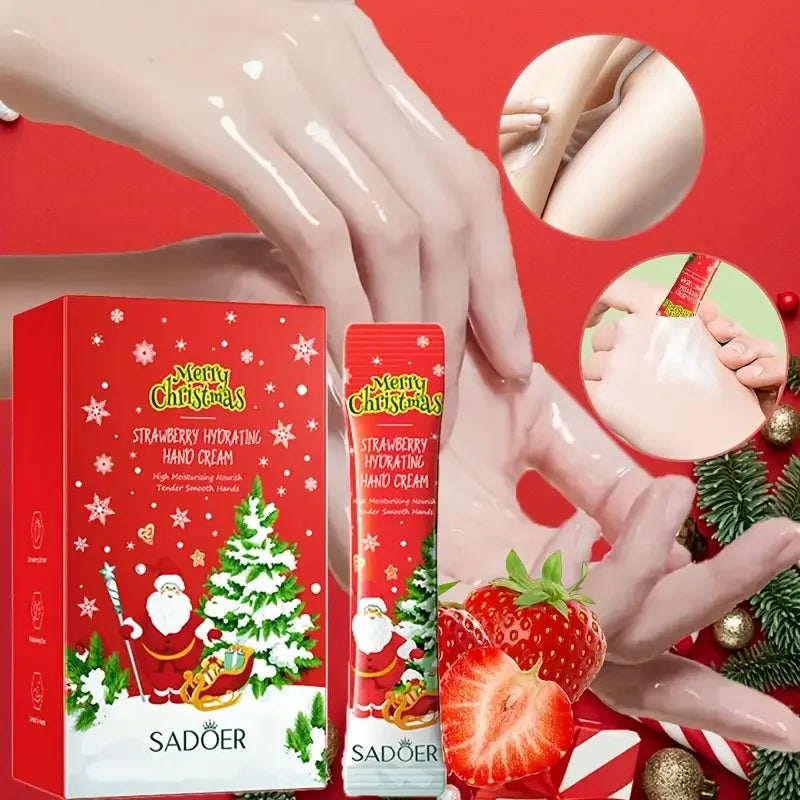 Fruit Moisturizing Hand Cream Christmas Soft Smooth Skin Improve Dry Qme