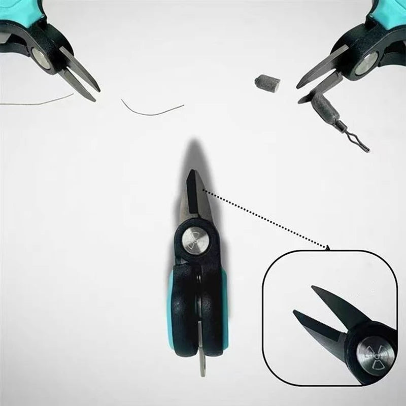 Fishing Special Small Scissors Cutting Carbon Line PE Nylon Lead Luya Qme