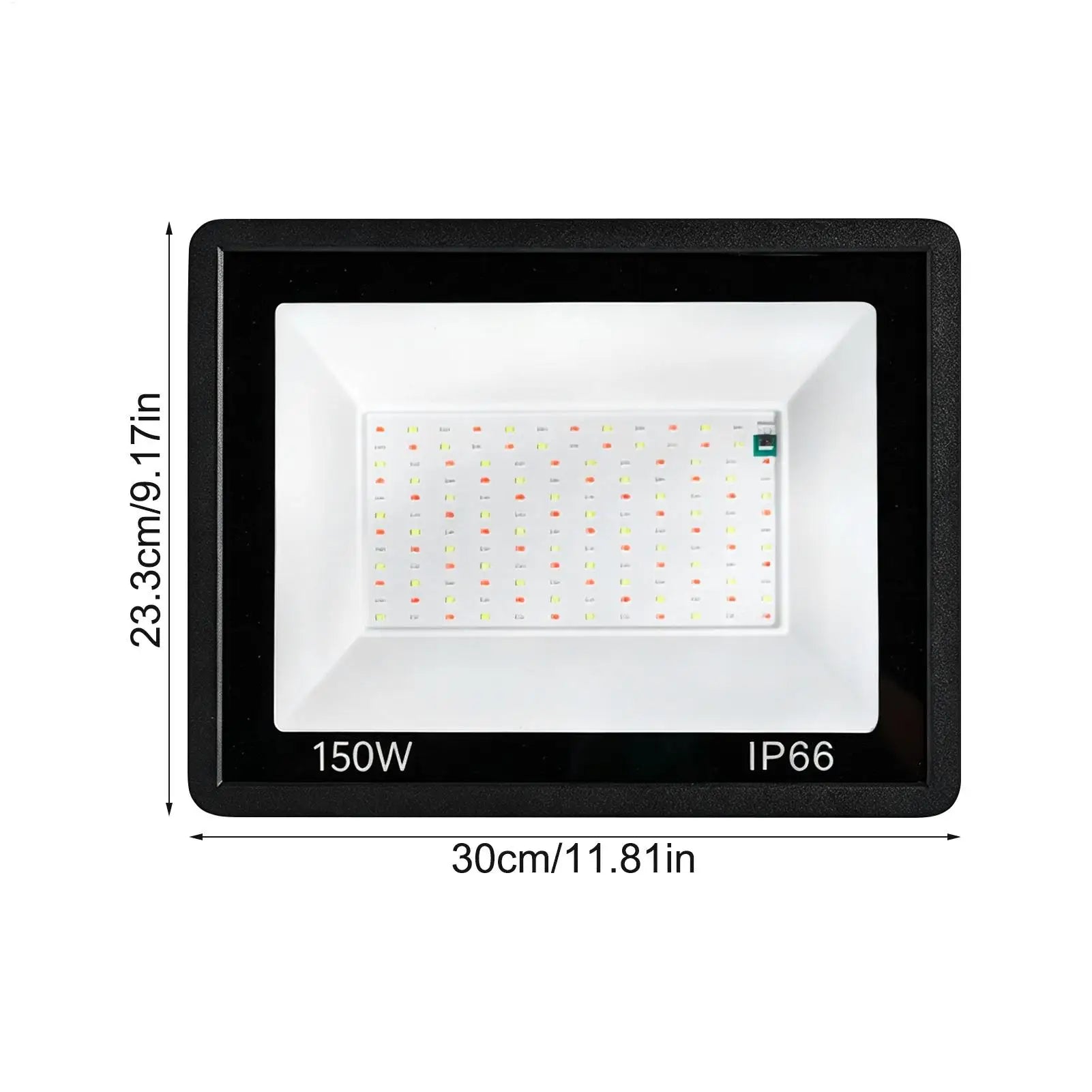 Exterior Flood Lights RGB Changing Patio Lighting Remote Control Qme