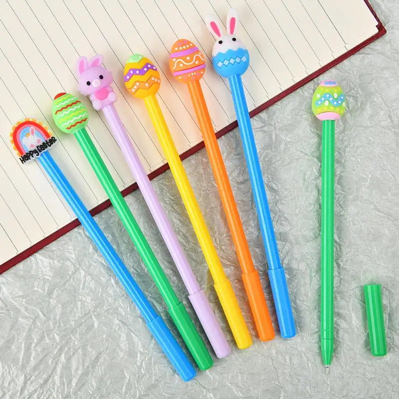 1 5 Easter Cartoon Silicone Rabbit Gel Pen Cute Writing Students Qme