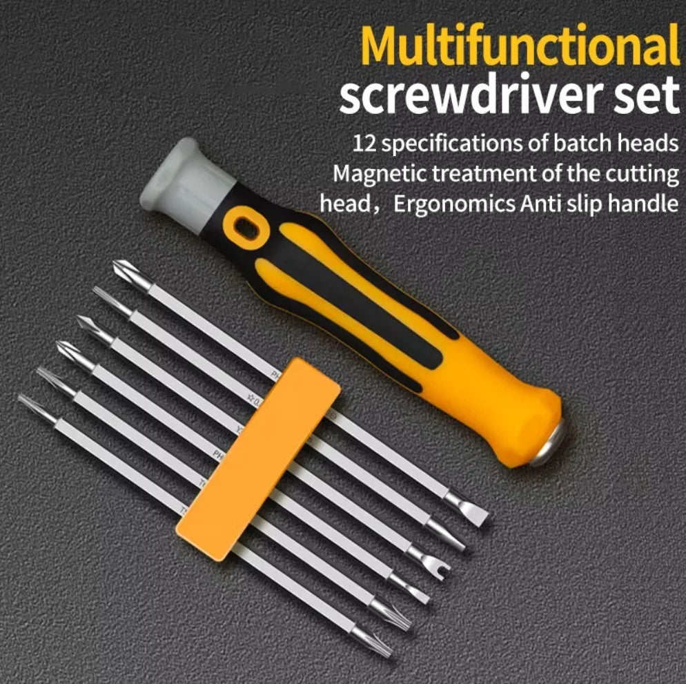 1 Magnetic Screwdriver Cross Flat Shaped Head Multifunctional Qme