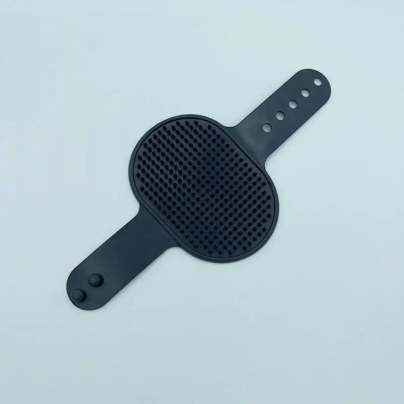 Fur Removal Tool Cats Dogs Pet Bathing Supplies Soft Rubber Bath Qme one size Black