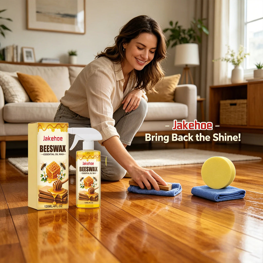 Beeswax Furniture Polish Spray Remove Scratches Restoring Shine Waterproof Routine Maintenance Natural Wood Beeswax Conditioner Qme
