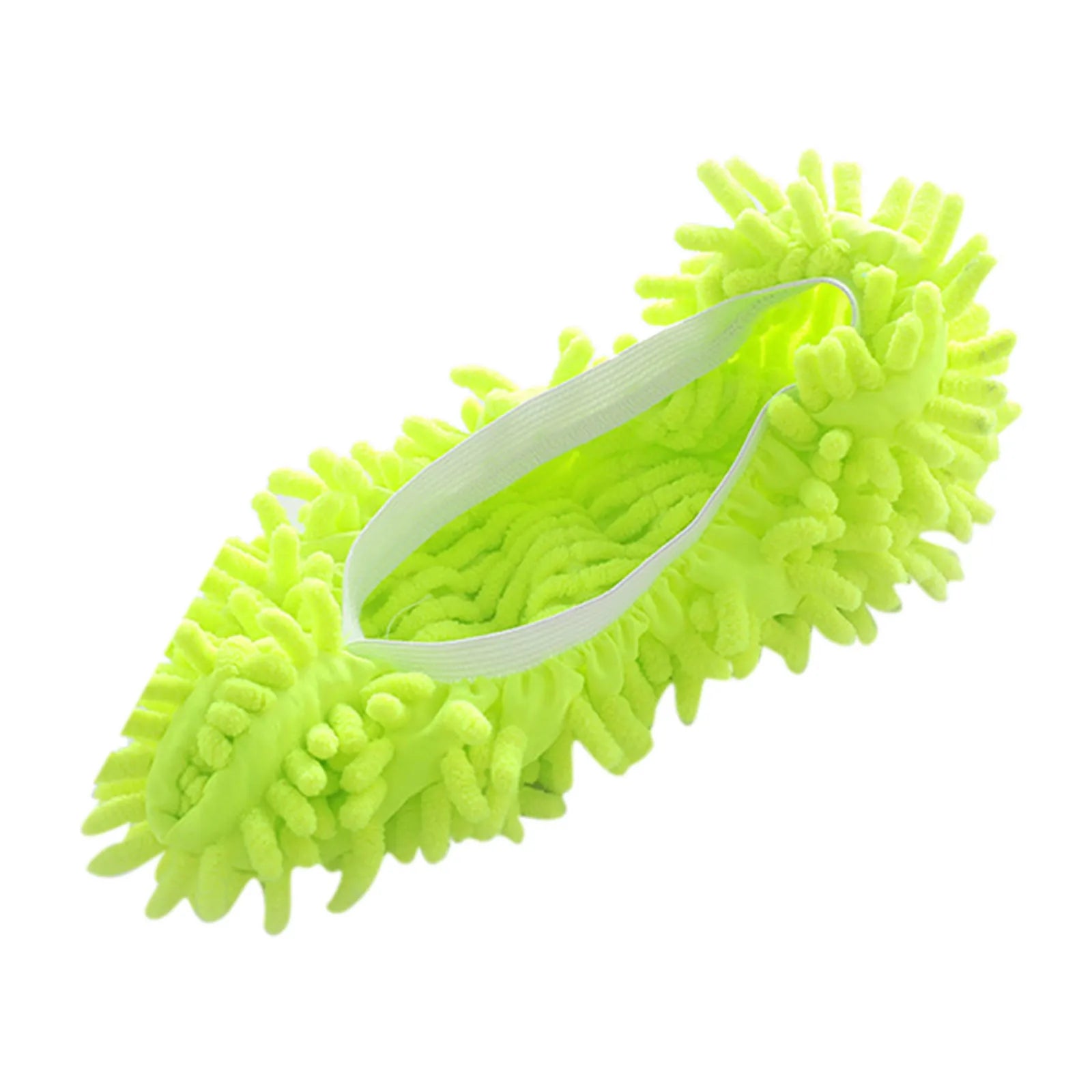 Mop Slippers Lazy Floor Polishing Cleaning Socks Shoes Mopping Slippers Cover Solid Color Cleaning Mop Replaceable Covers Qme Green
