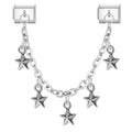 New Fashion Beautiful Personality Round Ball Stars, moon Flower Butterfly Charm Italian Links Fit 9mm Bracelet DIYMaking Jewelry Qme S 20
