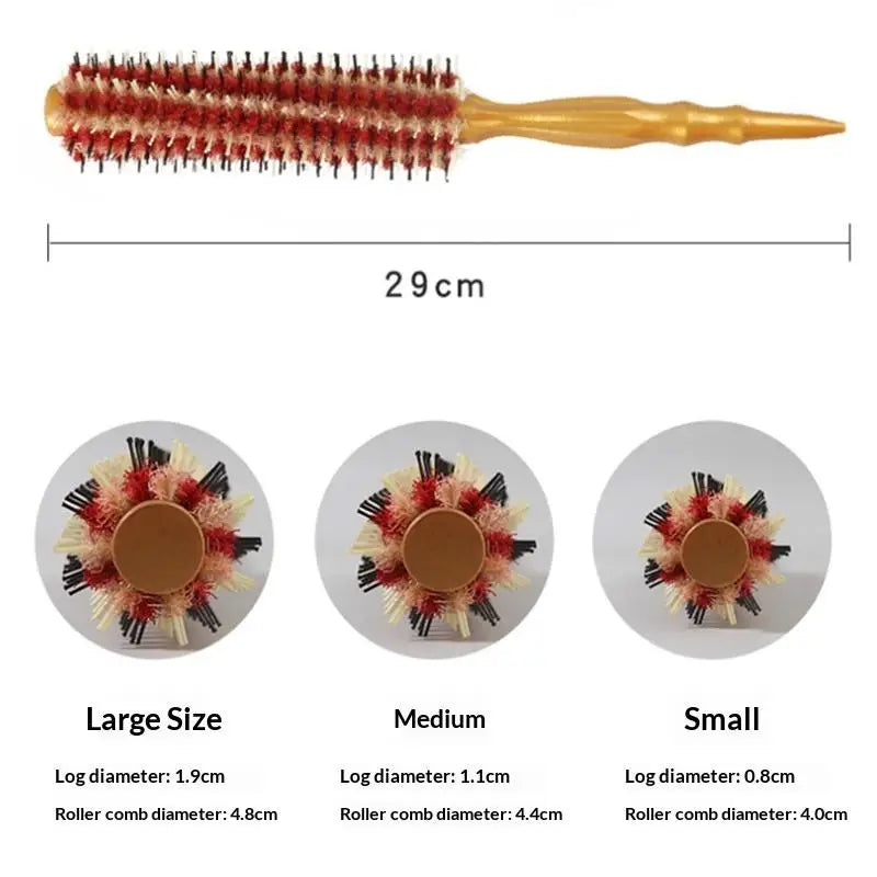 Detangling Comfortable Handle Salon Supplies Hair Styling Comb Round Qme