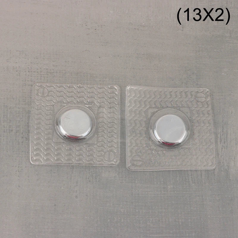 5Pairs PVC Invisible Metal Strong Magnetic Snaps Button Invisible Sew Magnetic Magnet Fastener For Handbag Clothing Qme 13x2