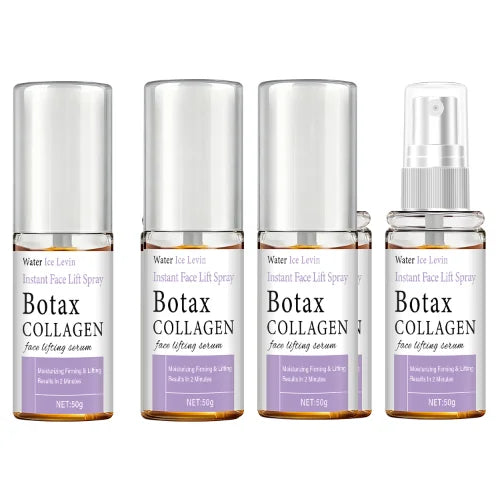 Instant Face Lift Spray with Collagen & Hyaluronic Acid - Fast-Acting Firming Serum for Moisturizing & Lifting Qme PURPLE 50g
