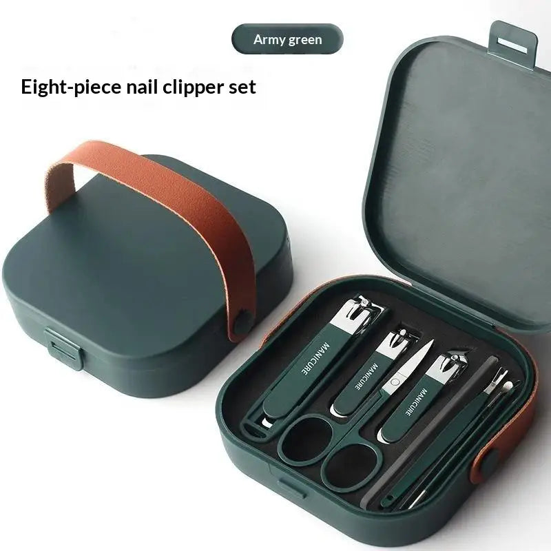 5 Lightweight Anti Splash Nail Clipper Handheld Scissors Storage Case Qme A6