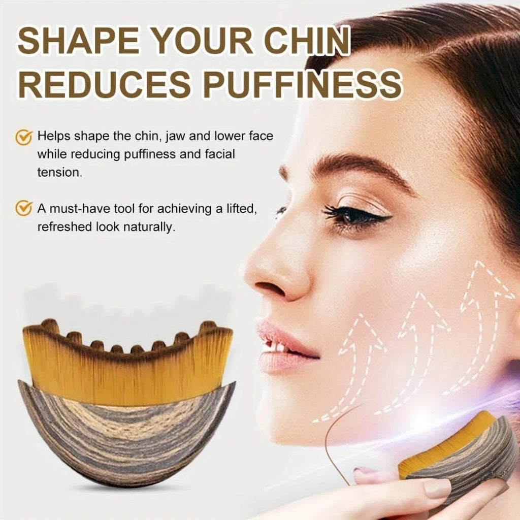Lymphatic Contour Face Body Brush Massager Dry Brushing Chin&jawline Qme