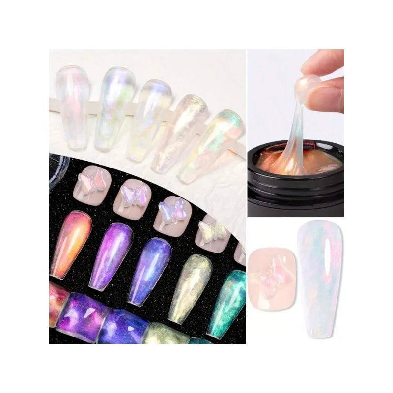 Aurora Soid Builder Gel Pean Memaid 3D Canving Giter Hard Non Stick Qme