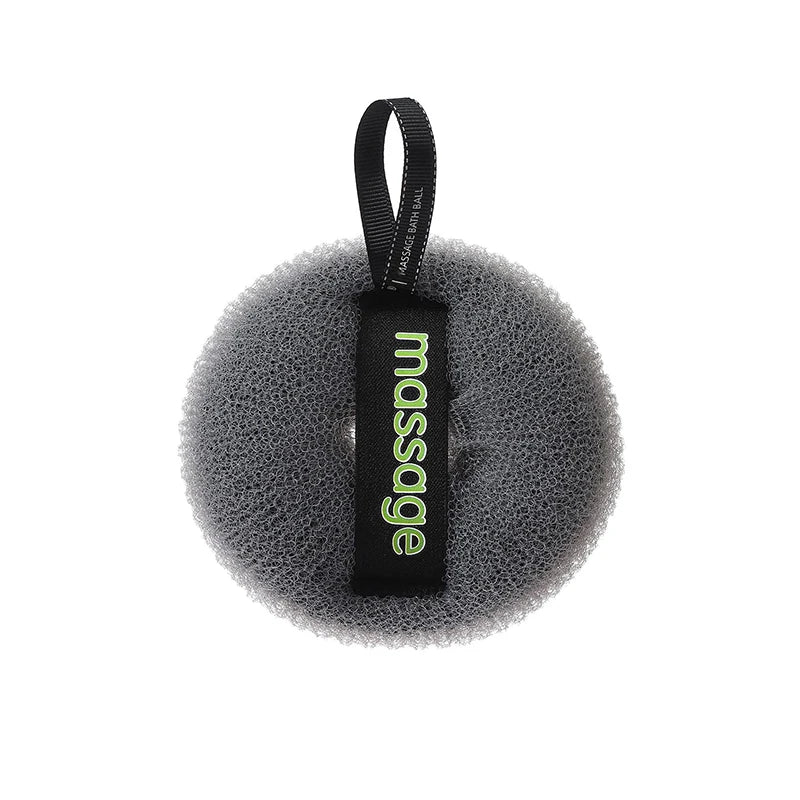 Japanese-Style Massage Bath Ball Bath Scrubber Back Scrub Towel Painless Bathing Experience Qme Grey