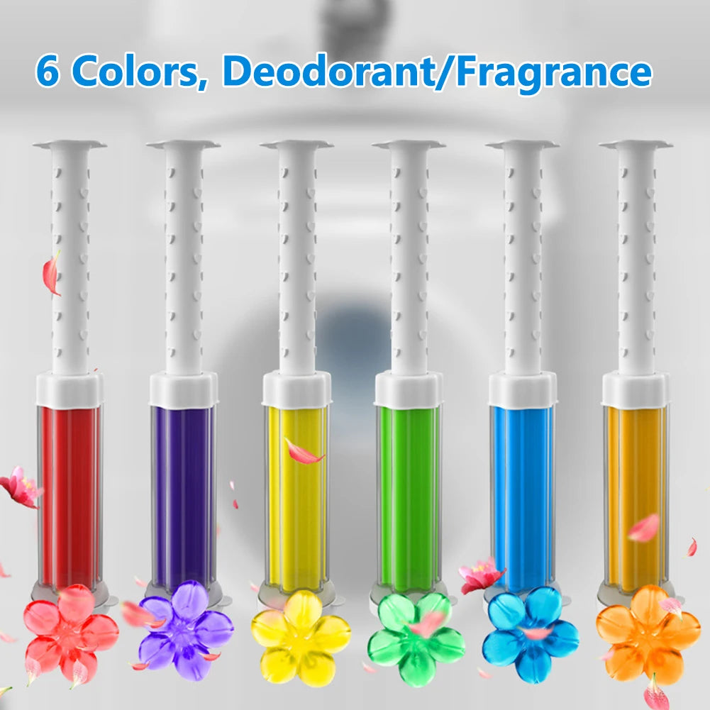 Flower Aromatic Toilet Gel Remove Odors Leave Toilet Cleaner Gel No Traces Comfortable Smell for Household Cleaning Products Qme