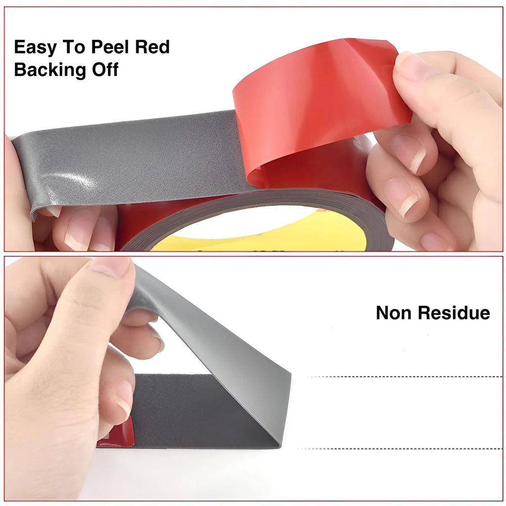 Double Sided Tape Adhesive Car Special Double-sided Tape Indoor Decor Traceless Fixing Sticker Two Face Tape Qme