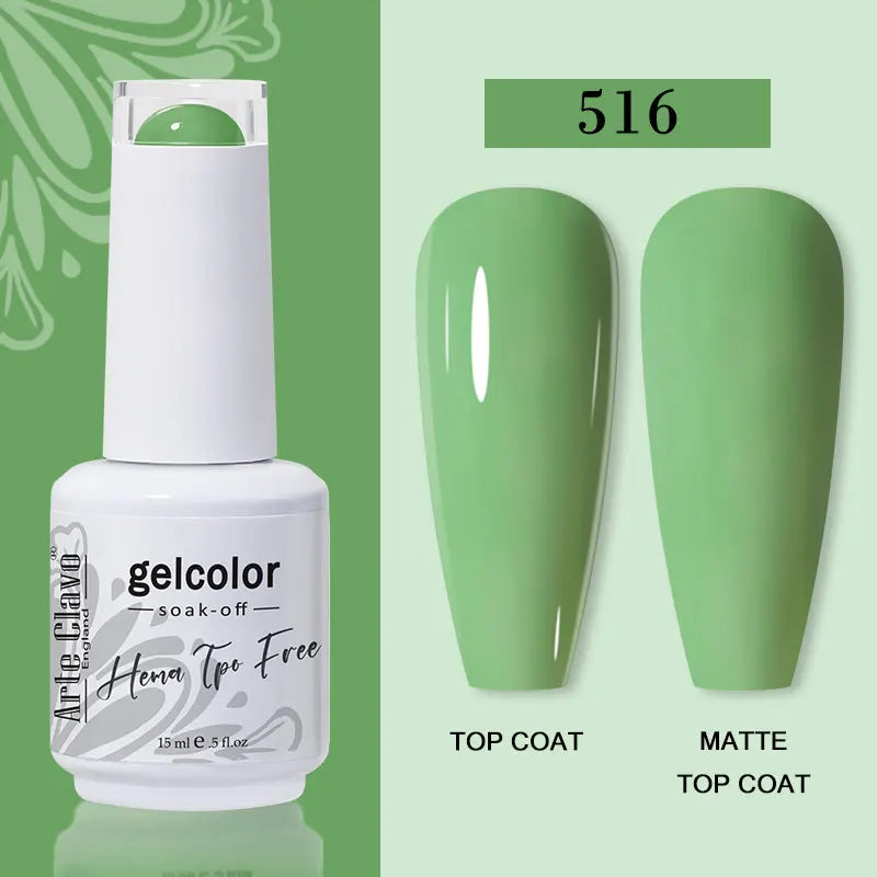 Arte Clavo Summer Nails Tip Candy Series Jelly Gel Nail Polish Blue