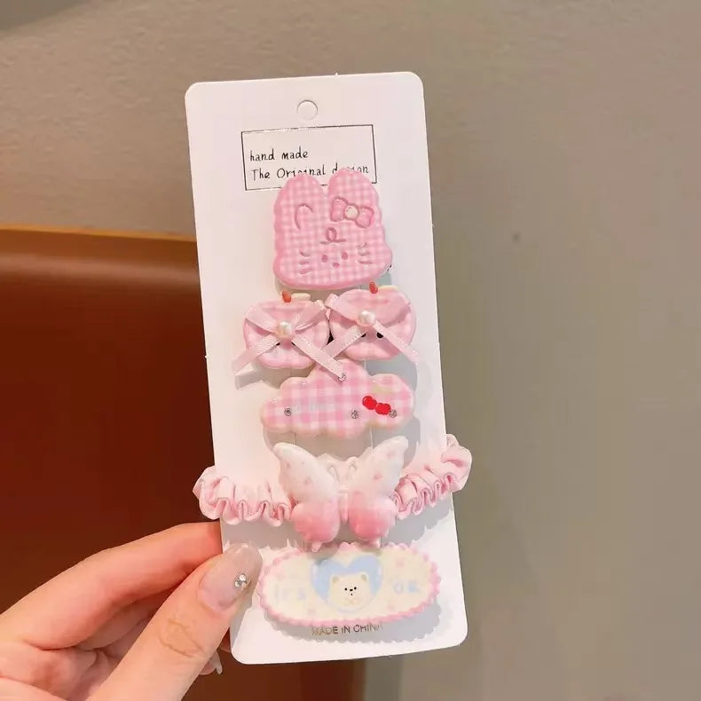 Colorful Stray-hair Duckbill Clip Kuroomi Student Cartoon Hair Girls Qme 35