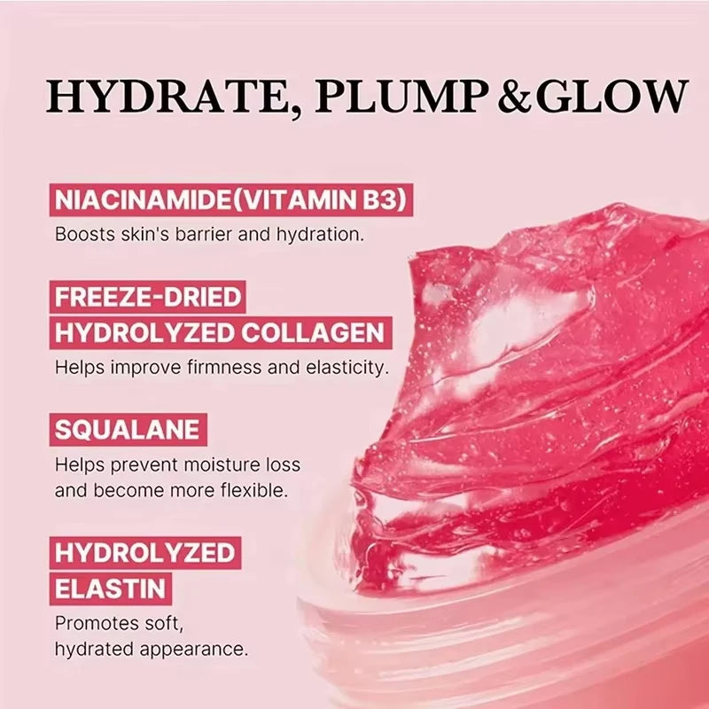 100g Jelly Face Cream Collagen Soft SPA Nourishing Moisturize Face Shrinks Pores Remove Comedones Jelly Essence Korean Skin Care Qme