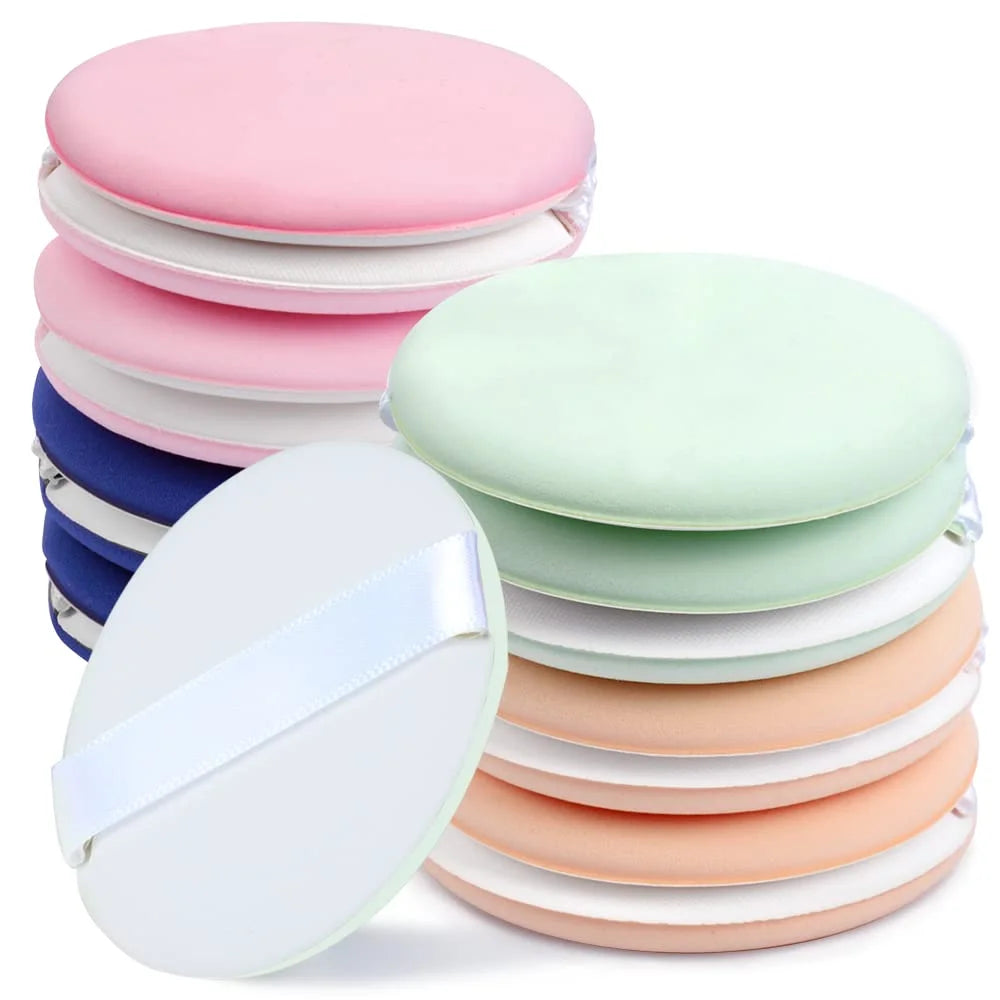 10 Cushion Foundation Powder Puff Air Makeup Puffs Round Sponges 4 Qme