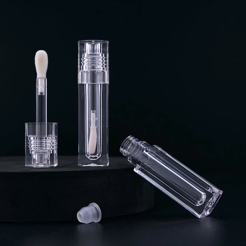 Portable Lip Gloss Tube Transparent Thick Rod Large Brush Container Qme Default Title