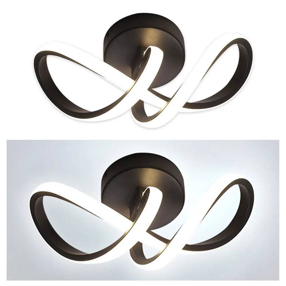 LED Aisle Ceiling Lights Modern Chandelier Three Colors Lamp Minimalist Lamps For Bedroom Light Surface Installation Dining Room Qme