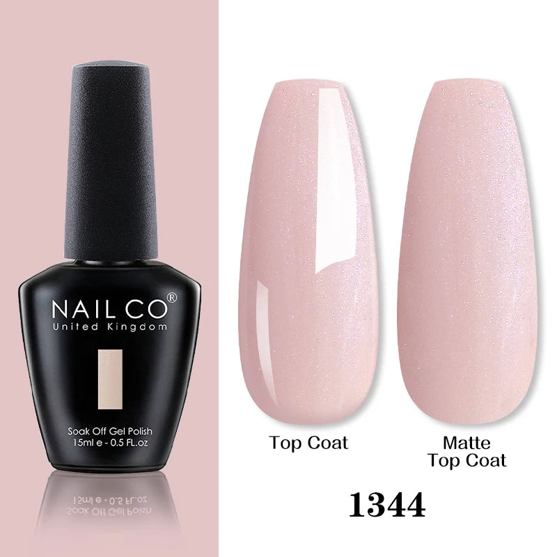 NAILCO Springsummer Hybrid Gel Nail Polish Semi-permanent UV Varnish Qme 1344