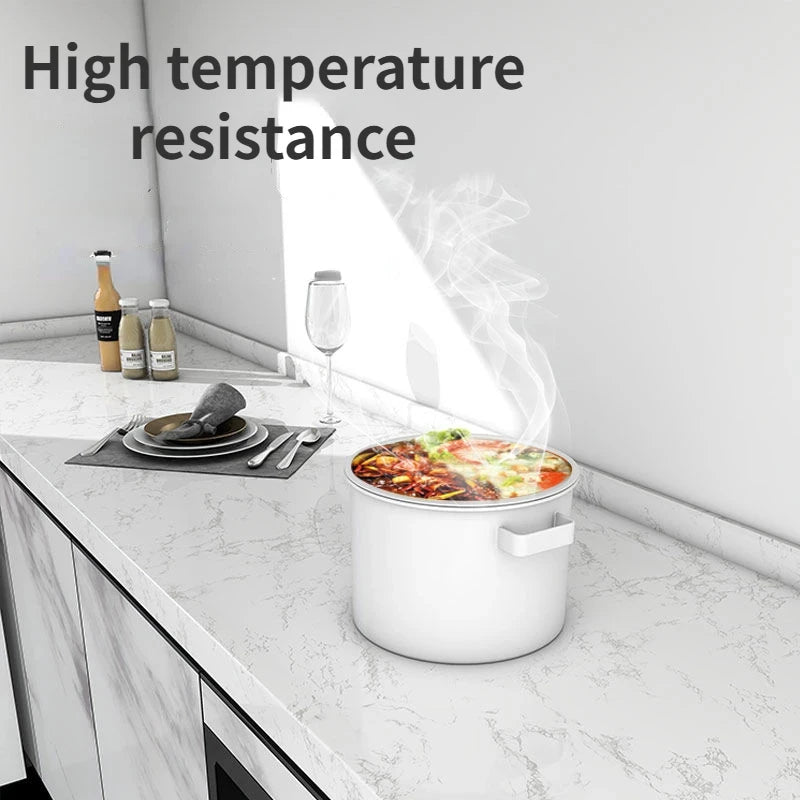 Marble Kitchen Self-adhesive Oilproof Tile Wallpaper Moisture-Proof Countertop Pantry Sticker Bathroom Waterproof Wall Stickers Qme
