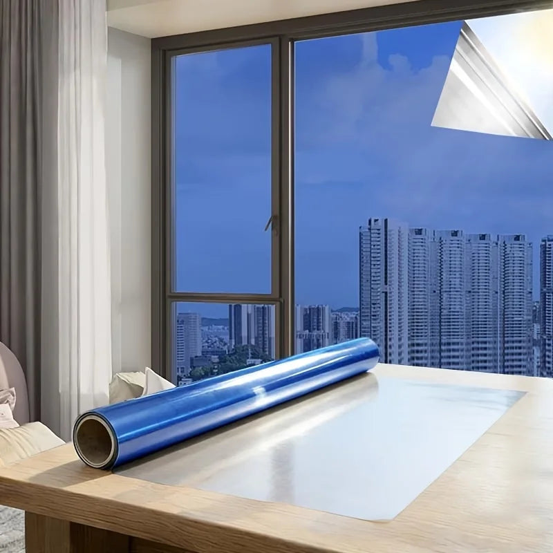 One-Way Window Film With Heat Insulation Sun Protection And Privacy Protection Functions Suitable For Living Room And Kitchen. Qme