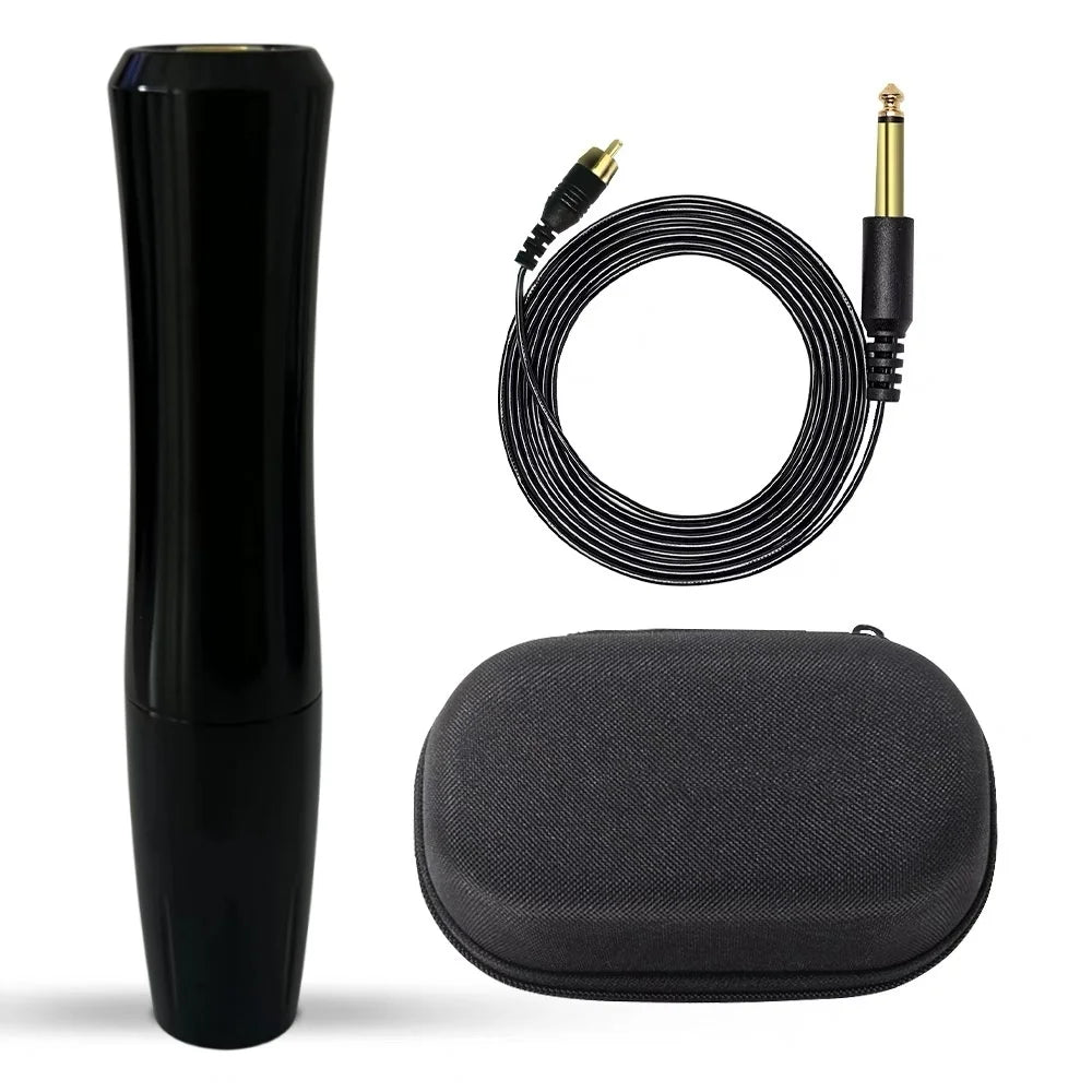 New MINI Rotary Permanent Makeup Tattoo Machine PMU Microblading Pen Portable Powerful Motor 2.5mm Stroke Supply Qme Black MINI 2