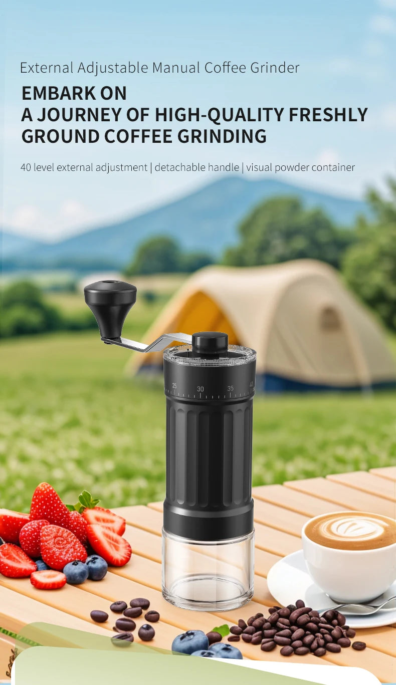 H Lightweight No need for electric hand grinder, coffee machine, coffee bean grinder, ready to use Qme