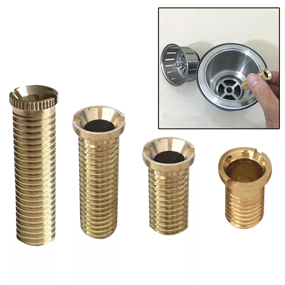 1pcs Sink Strainer Screw Connector Sink Bolts Screw For Wash Basin Strainer Sink Basket Screw Connector Kitchen Tools Qme